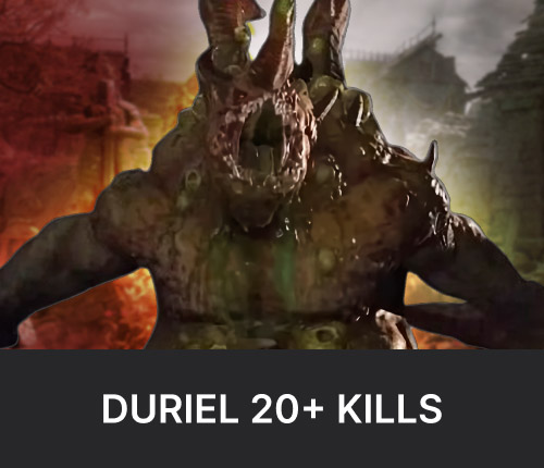 Duriel, King of Maggots 20+ Kills Bundle